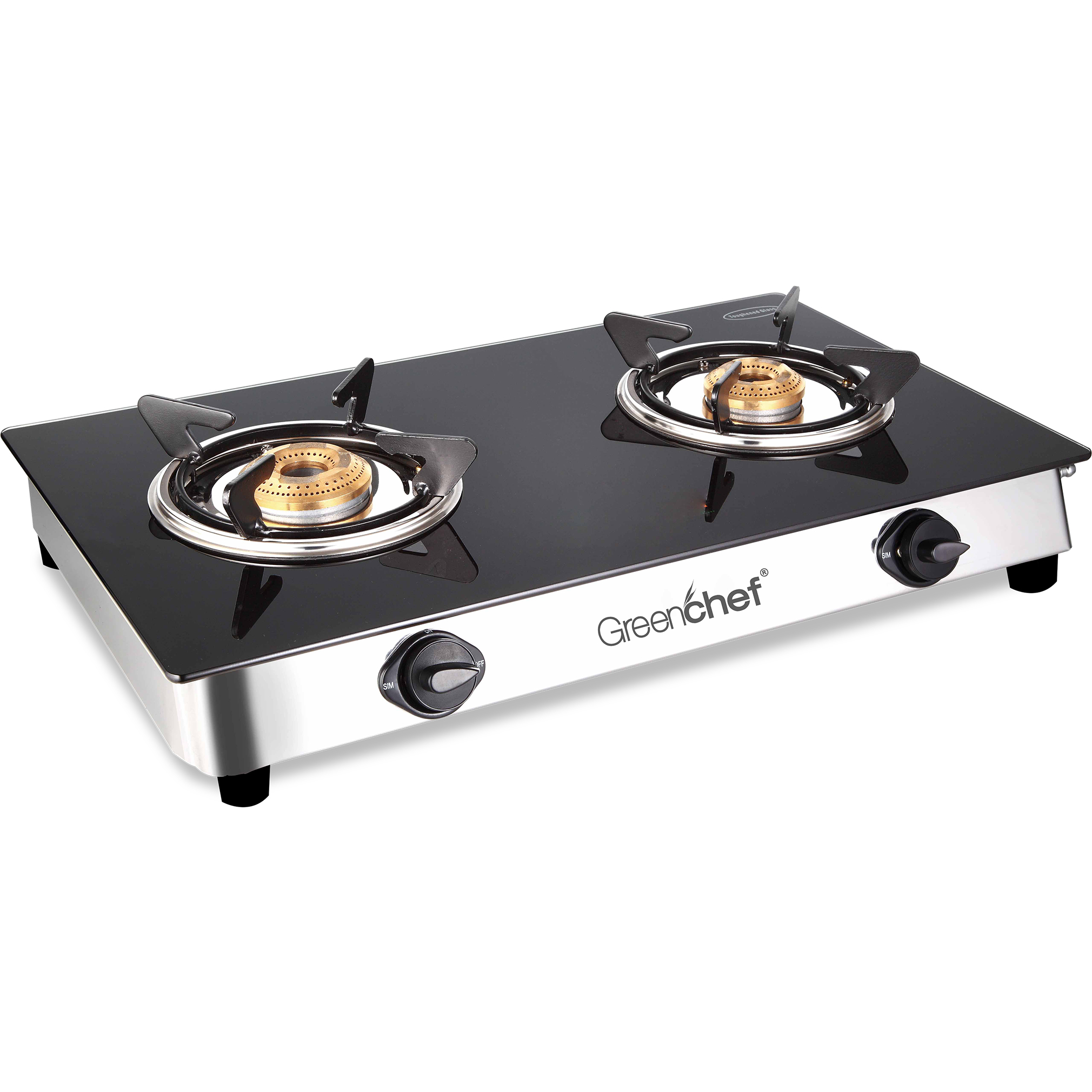 Greenchef Glasstop 2Burner Namo
